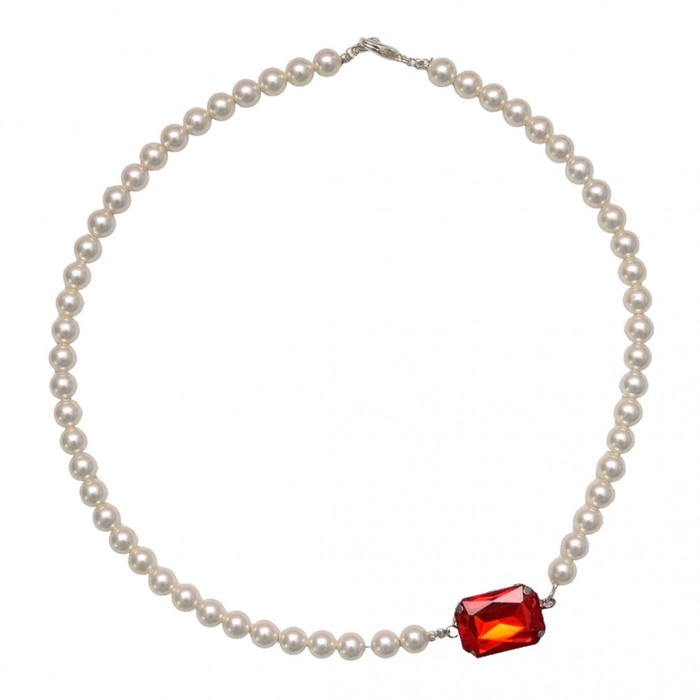 Colier Argint Perle Rosamund