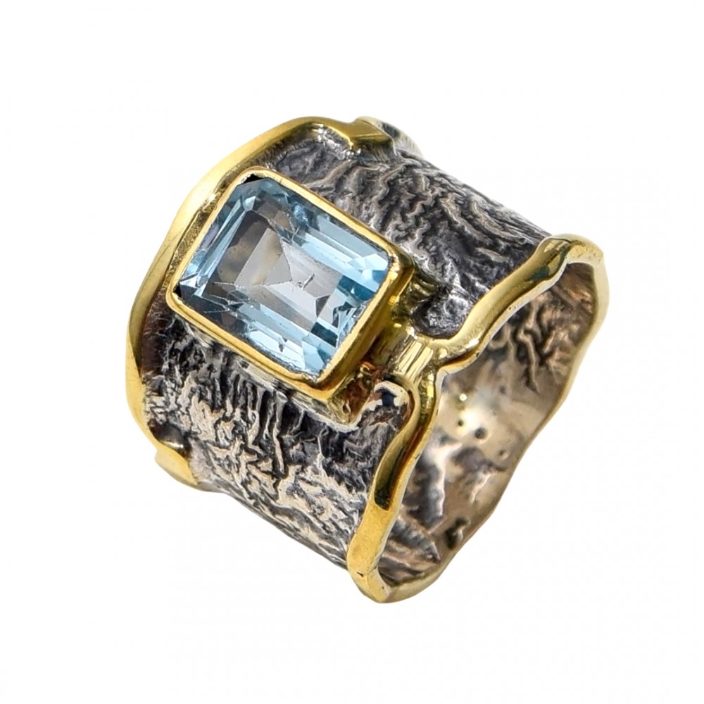 Inel Argint Blue Topaz Diana