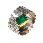 Inel Argint Jad Verde Beijing