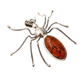Pandantiv Argint Chihlimbar Ant