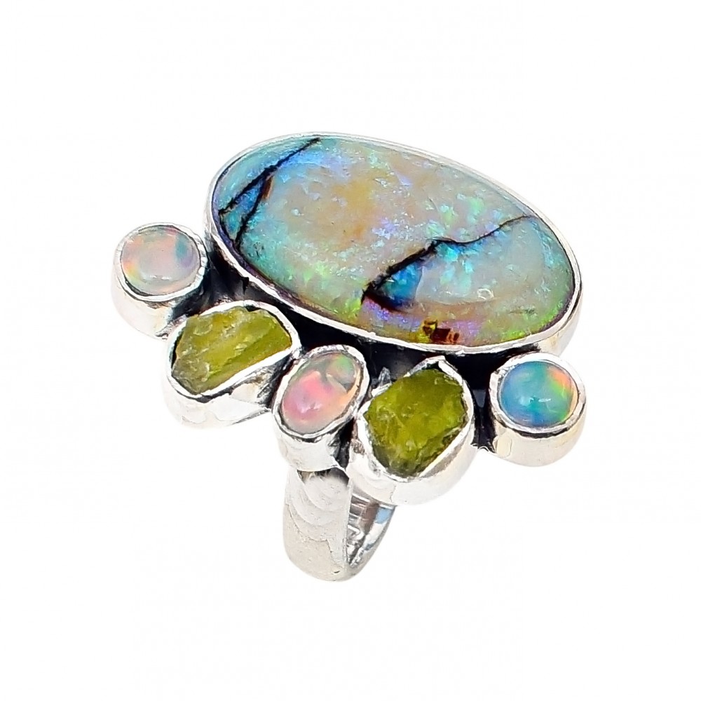 Inel Argint Opal Etiopian Welo Delice