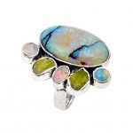 Inel Argint Opal Etiopian Welo Delice