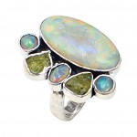 Inel Argint Opal Etiopian Welo Melly