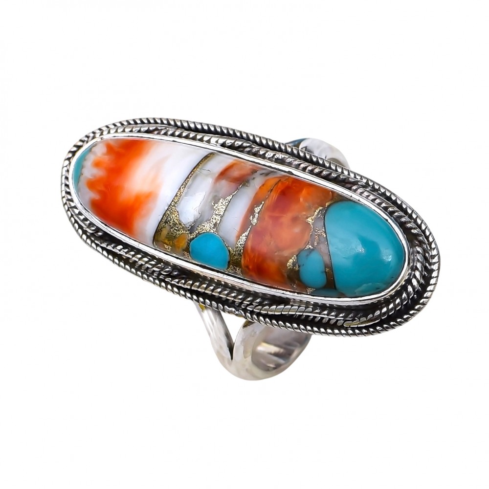 Inel Argint Oyster Turquoise Carmen