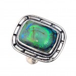 Inel Argint Opal Etiopian Alma