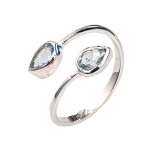 Inel Argint Blue Topaz Light