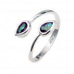 Inel Argint Topaz Mistic Mistery