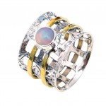 Inel Argint Opal Etiopian Anna