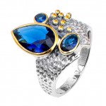 Inel Argint Safir Nix