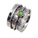 Inel Argint Opal Etiopian Allisa