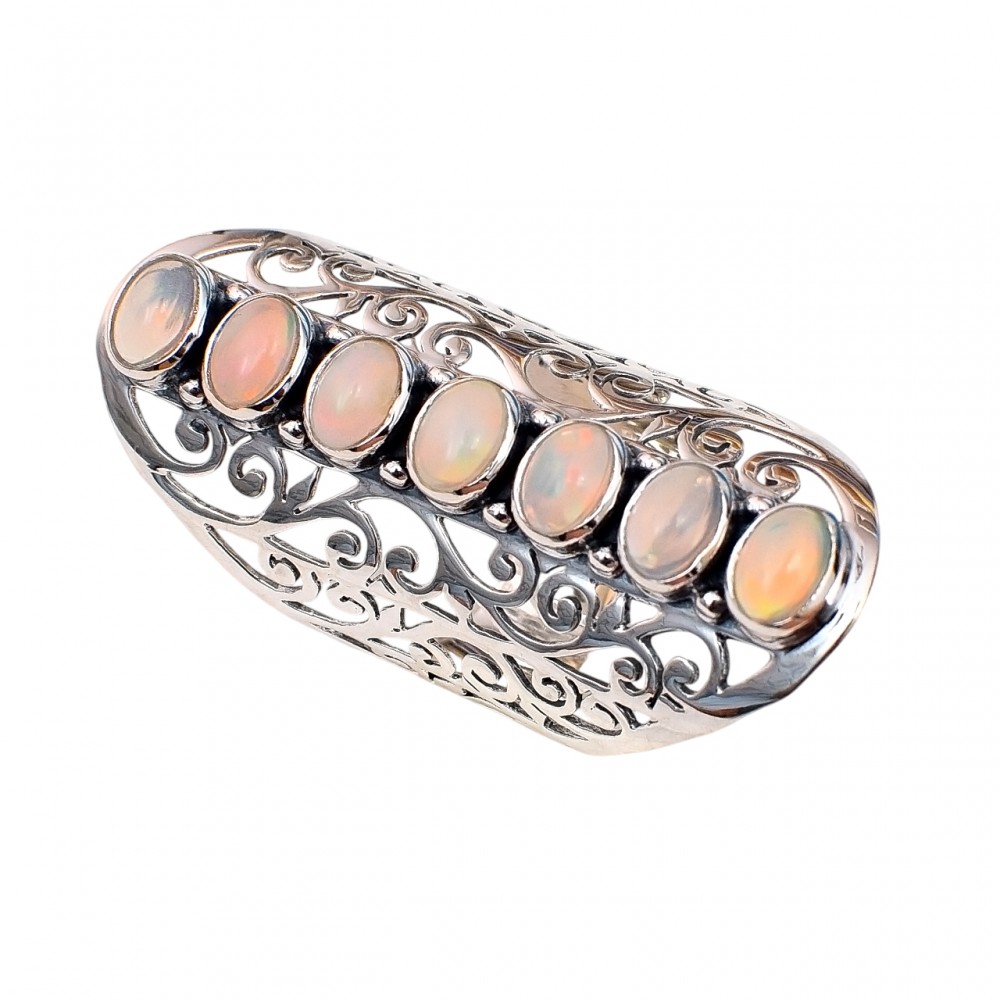 Inel Argint Opal Etiopian Andora