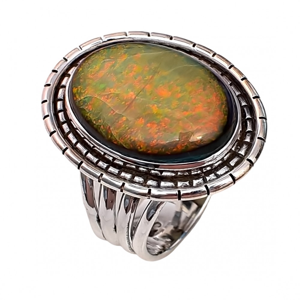 Inel Argint Opal Etiopian Andromeda