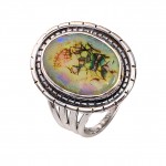 Inel Argint Opal Etiopian Venetia