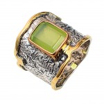 Inel Argint Calcedonia Verde Shakira