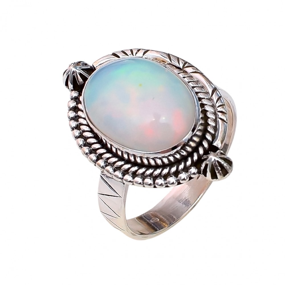 Inel Argint Opal Etiopian Lorena