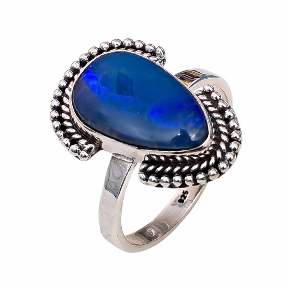 Inel Argint Opal Etiopian Vanya