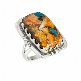 Inel Argint Oyster Turquoise Luizza