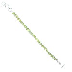 Brățară Argint Peridot Natural Lea