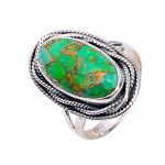Inel Argint Turcoaz Verde Lizy