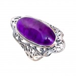 Inel Argint Ametist Purple