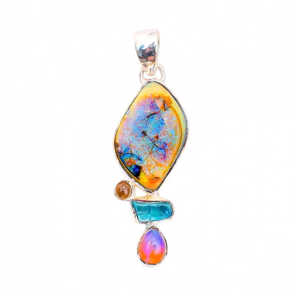 Pandantiv Argint Opal Ella