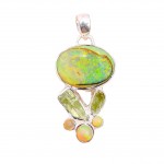 Pandantiv Argint Opal Lunna