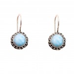 Cercei Argint Larimar Anais