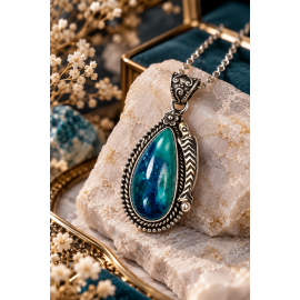 Pandantiv Argint Chrysocolla Marlenne