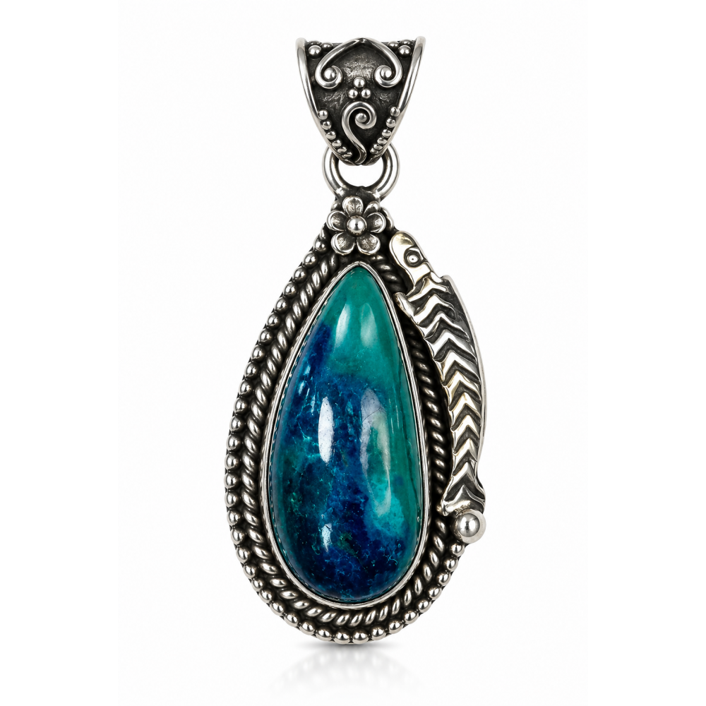 Pandantiv Argint Chrysocolla Marlenne