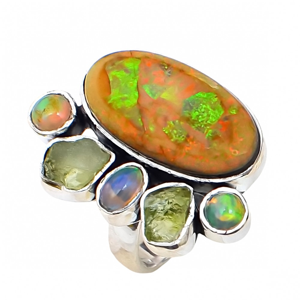 Inel Argint Opal Etiopian Welo Lara