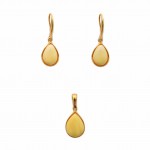 Set Argint Placat cu Aur 14K Chihlimbar Joy