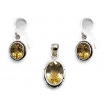Set Argint Citrin Larissa