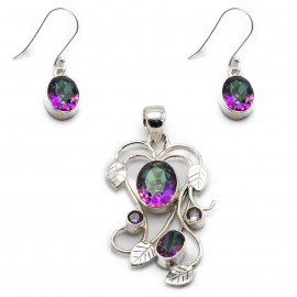 Set Argint Topaz Mistic Mystique