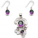 Set Argint Topaz Mistic Mystique
