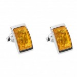 Cercei Argint Chihlimbar Golden Amber