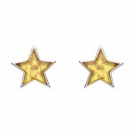 Cercei Argint Chihlimbar Star
