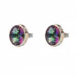 Cercei Argint Topaz Mistic Sicilia