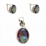 Set Argint Topaz Mistic Siracusa