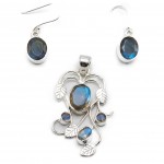 Set Argint Labradorit Amaya