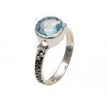 Inel Argint Blue Topaz Zoey