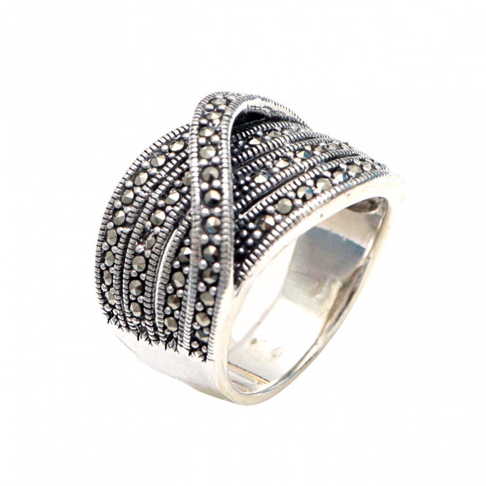 Inel Argint Marcasite Melanie