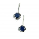 Cercei Argint Safir Blue