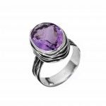 Inel Argint Ametist lavanda Heloise