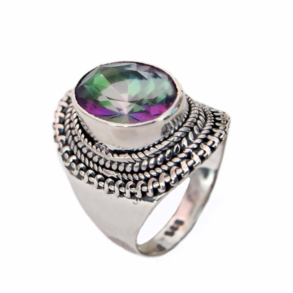 Inel Argint Topaz Mistic Amaia