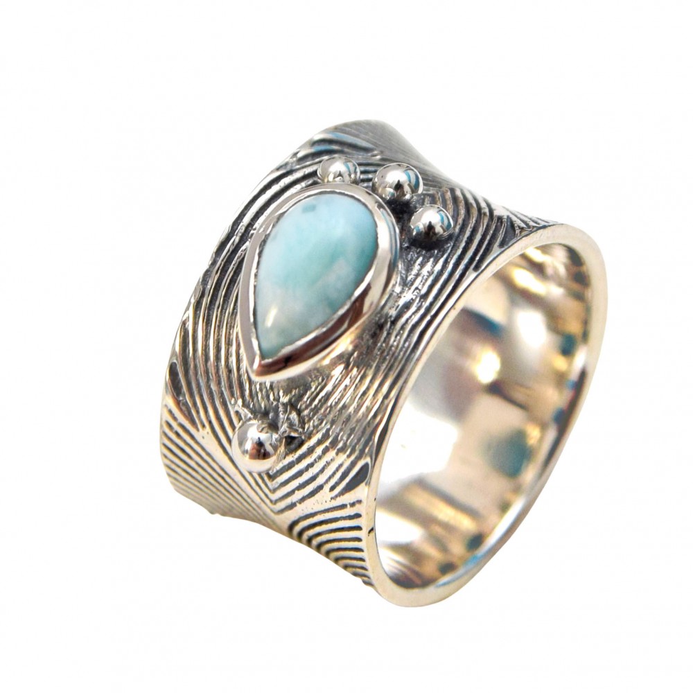 Inel Argint Larimar Helge