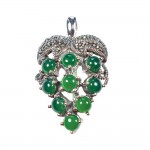 Brosa Pandantiv Argint Marcasite Zirconii Skylar
