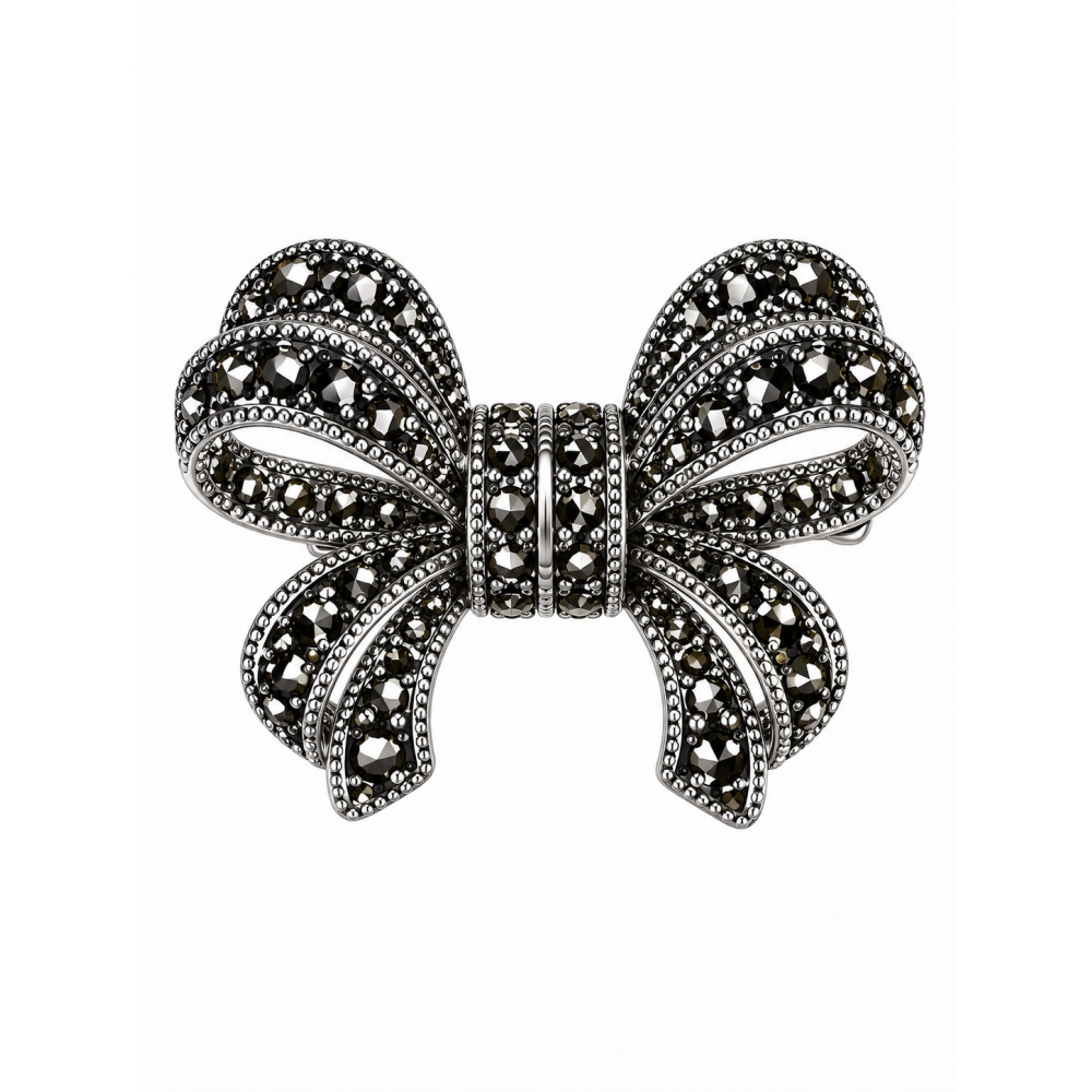 Broșă-Pandantiv din Argint cu Marcasite Samira