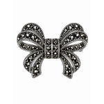 Broșă-Pandantiv din Argint cu Marcasite Samira