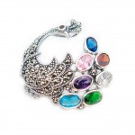 Brosa Pandantiv Argint Marcasite Sugar