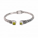 Brățară Argint Peridot Leandra
